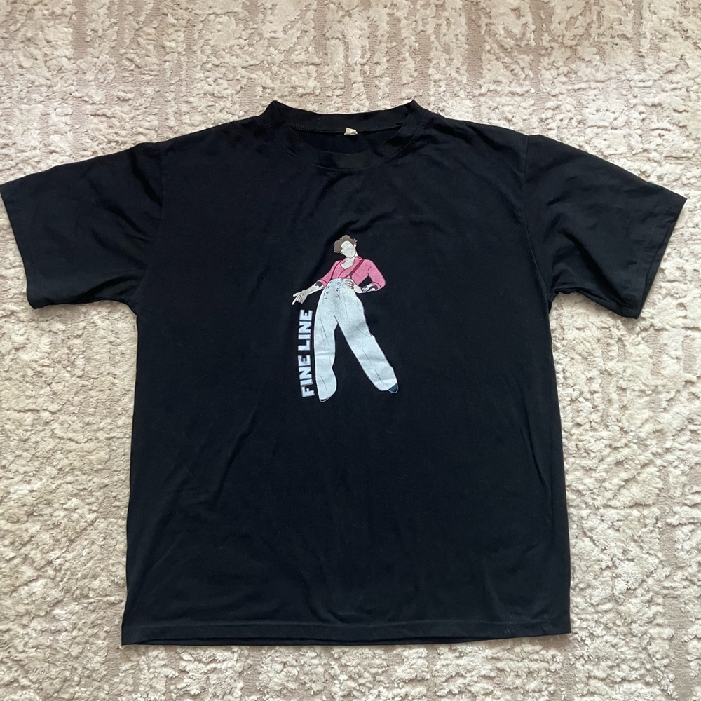 Harry Styles Fine Line T-shirt Super Soft Black XL